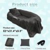 Human Dog Bed Large Washable Faux Fur Orthopedic Pet Bed