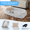 Human Dog Bed Large Washable Faux Fur Orthopedic Pet Bed