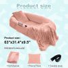Human Dog Bed Large Washable Faux Fur Orthopedic Pet Bed