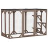 Cat Cage Catio Outdoor Enclosure with Waterproof Roof Multi Level