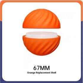Rubber Ball Chew Toys For Dogs (Option: Orange replacement shell 67mm)