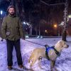 Dog Harness Rechargeable LED Dog Harness No Pull Lighted Dog Vest with Handle