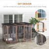 Cat Cage Catio Outdoor Enclosure with Waterproof Roof Multi Level