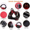 Dog Harness Rechargeable LED Dog Harness No Pull Lighted Dog Vest with Handle