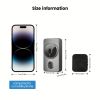 1pc smart wireless doorbell, smart 2.4G WIFI video doorbell, Tuya APP smart system control, two-way intercom