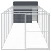 Dog House Anthracite Galvanized Steel Large Dog House