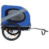Large Folding Bike Trailer for Dogs â€“ 120LB Capacity All-Terrain Pet Carrier, Durable Steel Frame