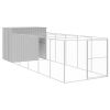 Dog House Light grey Galvanized steel Large Durable Dog House