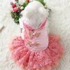 New Year Dog Dress; Festive Pet Dress; Floral Dog Costumes; Pet Clothes