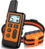 Dog Training Collar; Waterproof Shock Collars for Dog with Remote Range 1640 ft; 3 Training Modes; Beep