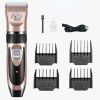 Dog Grooming Kit Clippers; Rechargeable; cat grooming; Pet Hair Thick Coats Clippers Trimmers Set