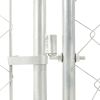 Dog Kennel Silver Galvanized Steel Large Durable Dog Kennel