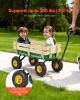 VEVOR Pull-Along Wagon for Kids, 39 inch Toddler Wagons with Wooden Panels & Handle, Supports up to 330 lbs