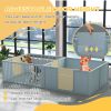 Dog Whelping Box with Removable Doors Puppy Indoor Playpen