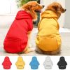 Plaid Dog Hoodie Pet Clothes Sweaters with Hat and Pocket Christmas Classic Plaid Costumes