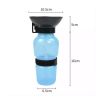 1pc Dog Water Bottle; Plastic Dog & Cat Water Bottle Mug 500ml