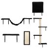 5 Pcs Wall Mounted Cat Climber Set;  Floating Cat Shelves and Perches; Modern Cat Furniture