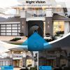 1pc smart wireless doorbell, smart 2.4G WIFI video doorbell, Tuya APP smart system control, two-way intercom
