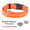 LED Glowing Dog Collar Rechargeable Luminous Collar Adjustable for Small Dogs Cat