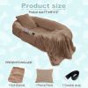Human Dog Bed Large Washable Faux Fur Orthopedic Pet Bed