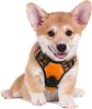 Dog Harness; No-Pull Pet Harness with 2 Leash Clips; Adjustable Soft Padded Dog Vest; Reflective No-Choke Pet Oxford