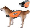 Dog Life Jacket; Reflective Dog Safety Vest Adjustable Pet Life Preserver with Strong Buoyancy