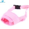 Breathable dog mouth muzzle cover; universal for big and small dogs; adjustable velcro
