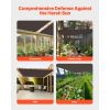 90% Sun Shade Cloth, 8 x 12 ft Pergola Shade Cover with Stainless Steel Grommets, Sun Shades Canopy Privacy Screen with 140 GSM HDPE Material