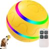 Natural Rubber Rolling Ball Dog Toy Mental Stimulation for Pets