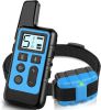 Dog Training Collar; Waterproof Shock Collars for Dog with Remote Range 1640 ft; 3 Training Modes; Beep