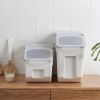 Multifunctional Pet Food Storage Box, Sealed and Moisture-Proof with Measuring Cup, Food Grade Dispenser