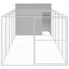 Dog House Light grey Galvanized steel Large Durable Dog House