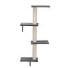 5 Pcs Wall Mounted Cat Climber Set;  Floating Cat Shelves and Perches; Modern Cat Furniture