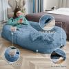 Human Dog Bed Large Washable Faux Fur Orthopedic Pet Bed