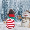 Pet Christmas Turtleneck Sweater Snowman Winter Dog Cat Costume