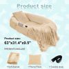 Human Dog Bed Large Washable Faux Fur Orthopedic Pet Bed
