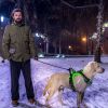 Dog Harness Rechargeable LED Dog Harness No Pull Lighted Dog Vest with Handle