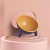 Raised Tilted Cat Food Bowl Elevated Water Dish for Small Pets