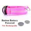LED Glowing Dog Collar Rechargeable Luminous Collar Adjustable for Small Dogs Cat