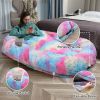 Human Dog Bed Large Washable Faux Fur Orthopedic Pet Bed